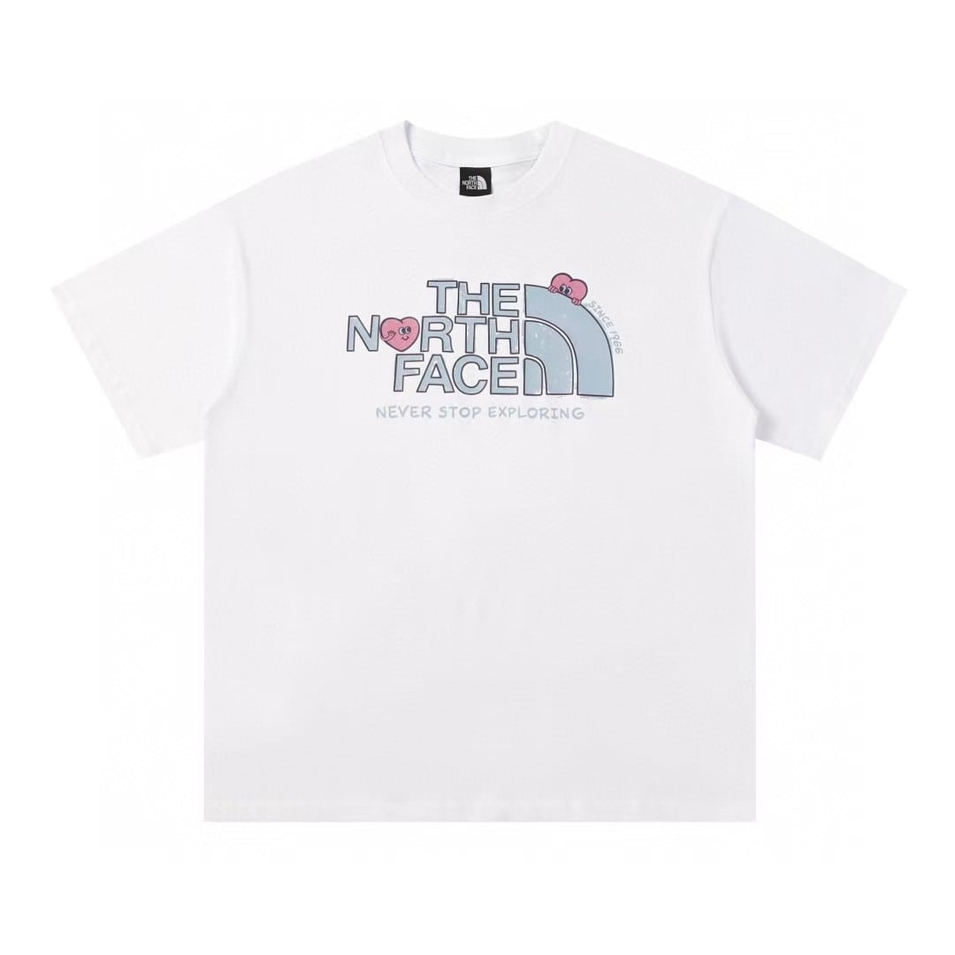 THE NORTH FACE ハートロゴTシャツ レディース 半袖 クルーネック カジュアルTシャツ