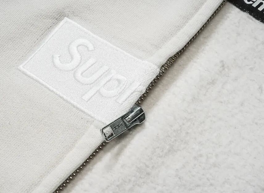 Supreme ボックスロゴ ペイントスプラッター ジップアップパーカー メンズ レディース フルジップ フーディー ブラック ホワイト ネイビー