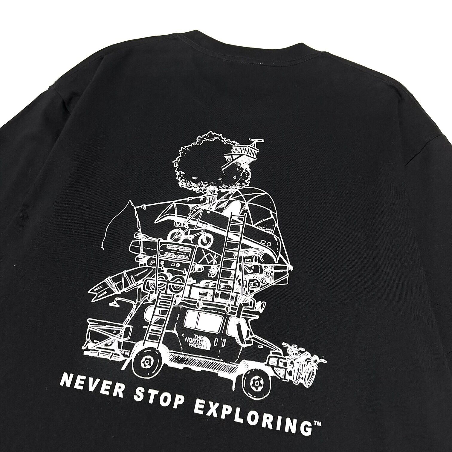 THE NORTH FACE Tシャツ メンズ レディース 半袖 バックプリント グラフィック ロゴTシャツ クルーネック ユニセックス