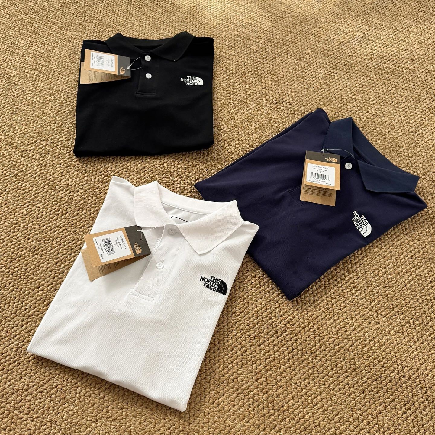 THE NORTH FACE ポロシャツ 半袖 通気性 軽量 快適 3カラー 定番デザイン 男女兼用 ユニセックス メンズ レディース
