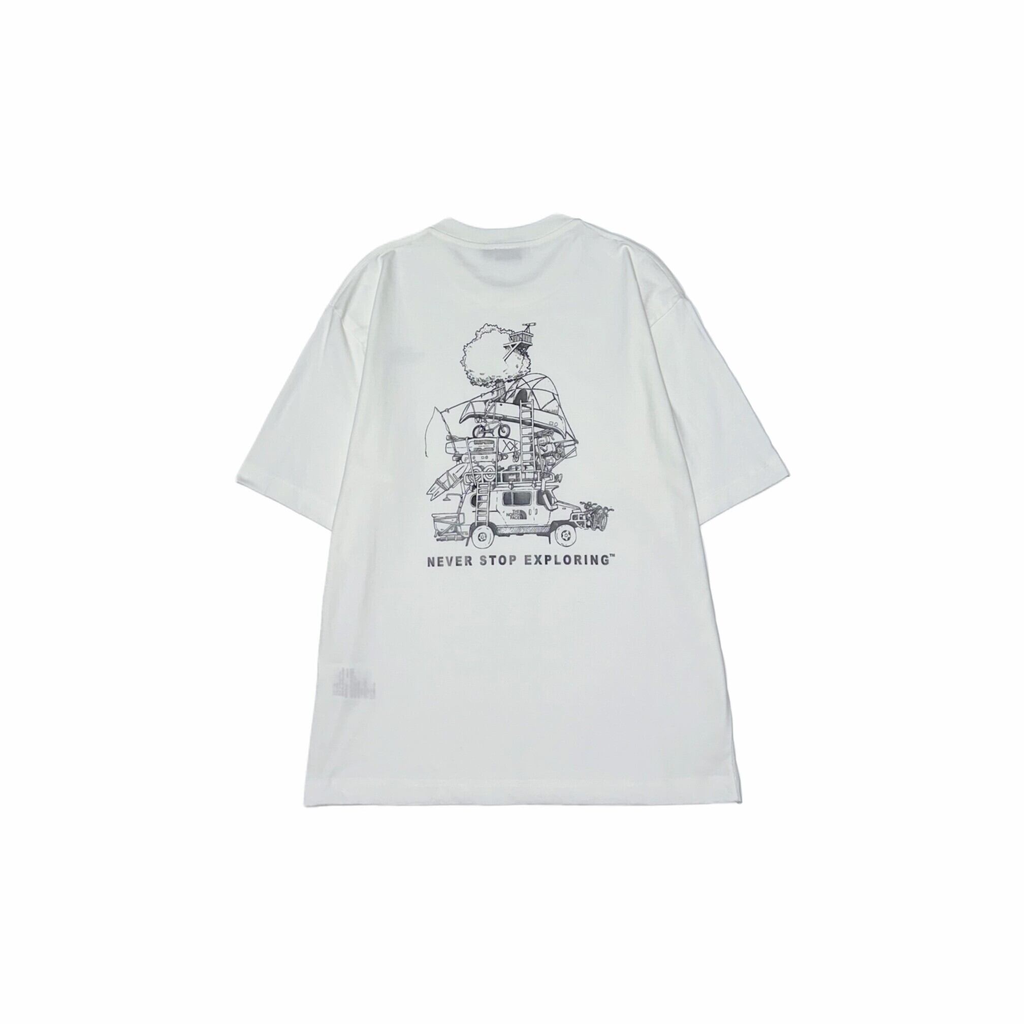 THE NORTH FACE Tシャツ メンズ レディース 半袖 バックプリント グラフィック ロゴTシャツ クルーネック ユニセックス