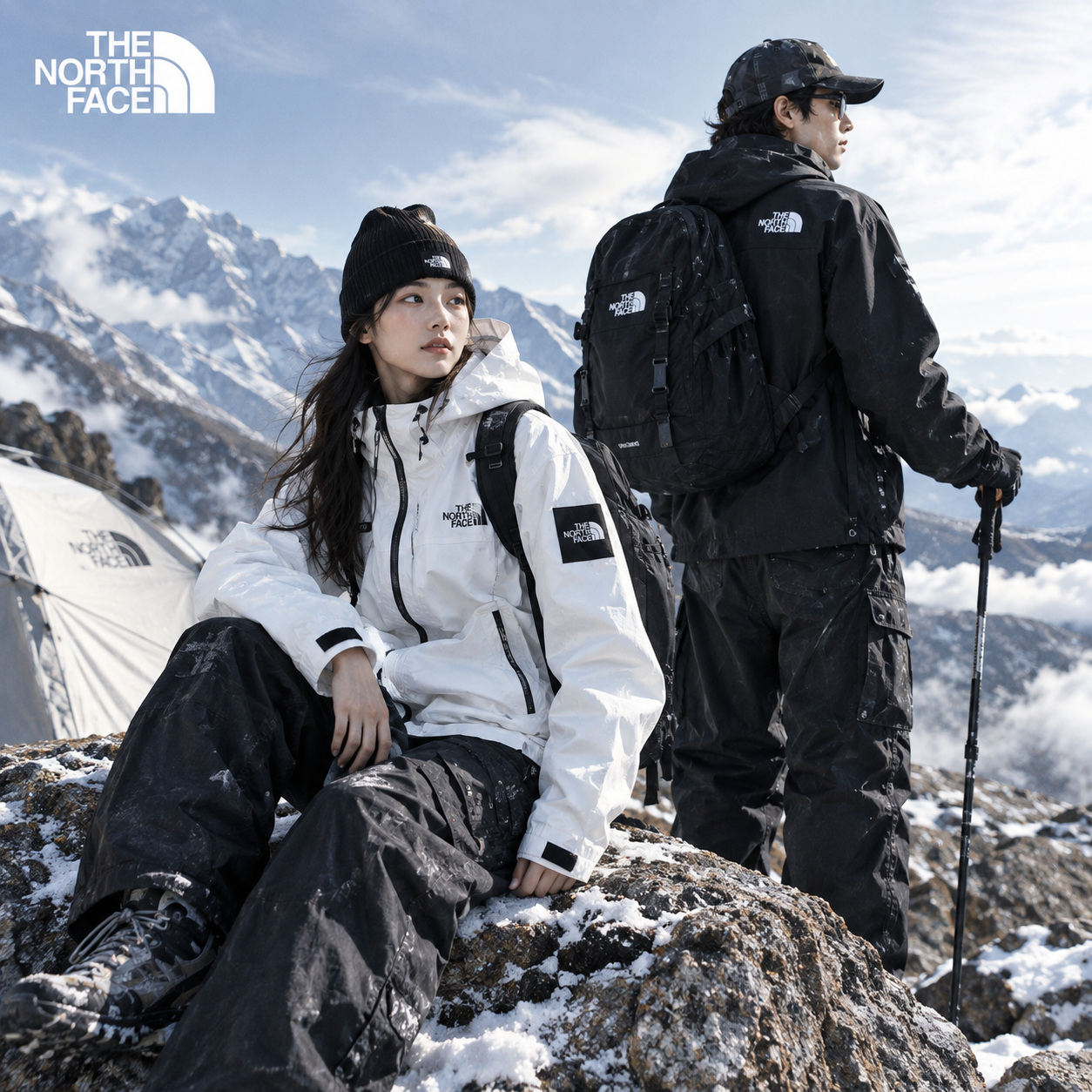 THE NORTH FACE マウンテンパーカー 防水シェルジャケット 止水ジップ アウトドア ジップアップ ブルゾン ユニセックス メンズ レディース