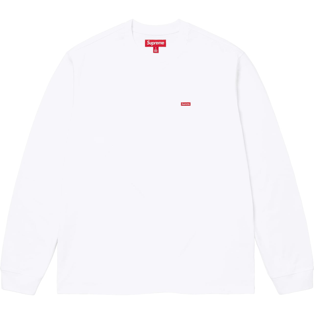 Supreme SMALL BOX LONG SLEEVE TEE 2024FW スモールボックスロゴ ロングスリーブTシャツ ロンT ブラック ホワイト メンズ レディース
