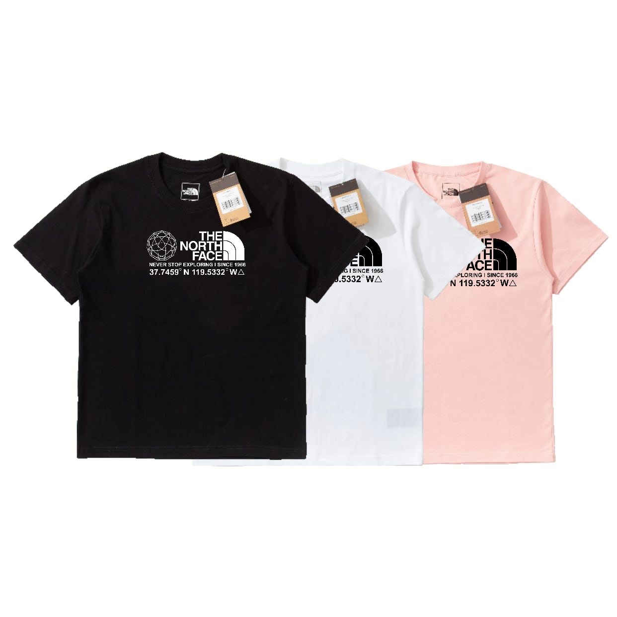 THE NORTH FACE グラフィックTシャツ メンズ レディース 半袖 ロゴTシャツ クルーネック ユニセックス ストリート カジュアル