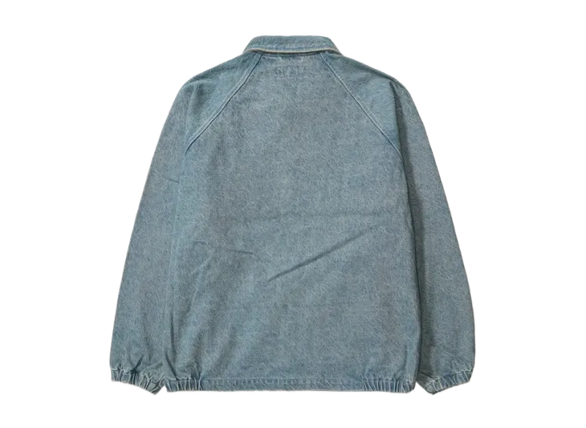 【Supreme】SUPREME? DENIM COACH JACKET 2025SS デニムコーチジャケット ブルゾン プレミアムコットン 高級感 ストリート ブラック ブルー
