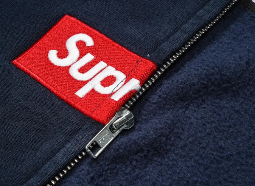 Supreme ボックスロゴ ペイントスプラッター ジップアップパーカー メンズ レディース フルジップ フーディー ブラック ホワイト ネイビー
