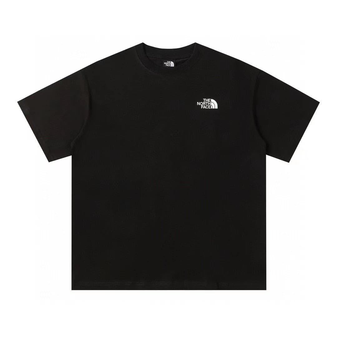 THE NORTH FACE メンズ バックプリントTシャツ 半袖 ロゴTシャツ ブラック カジュアル アウトドアウェア