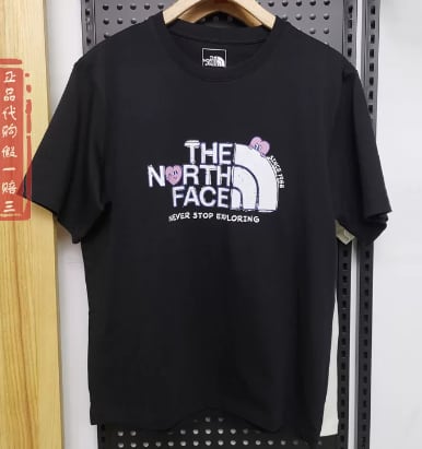 THE NORTH FACE レディース グラフィックTシャツ 半袖 オーバーサイズ ブラック