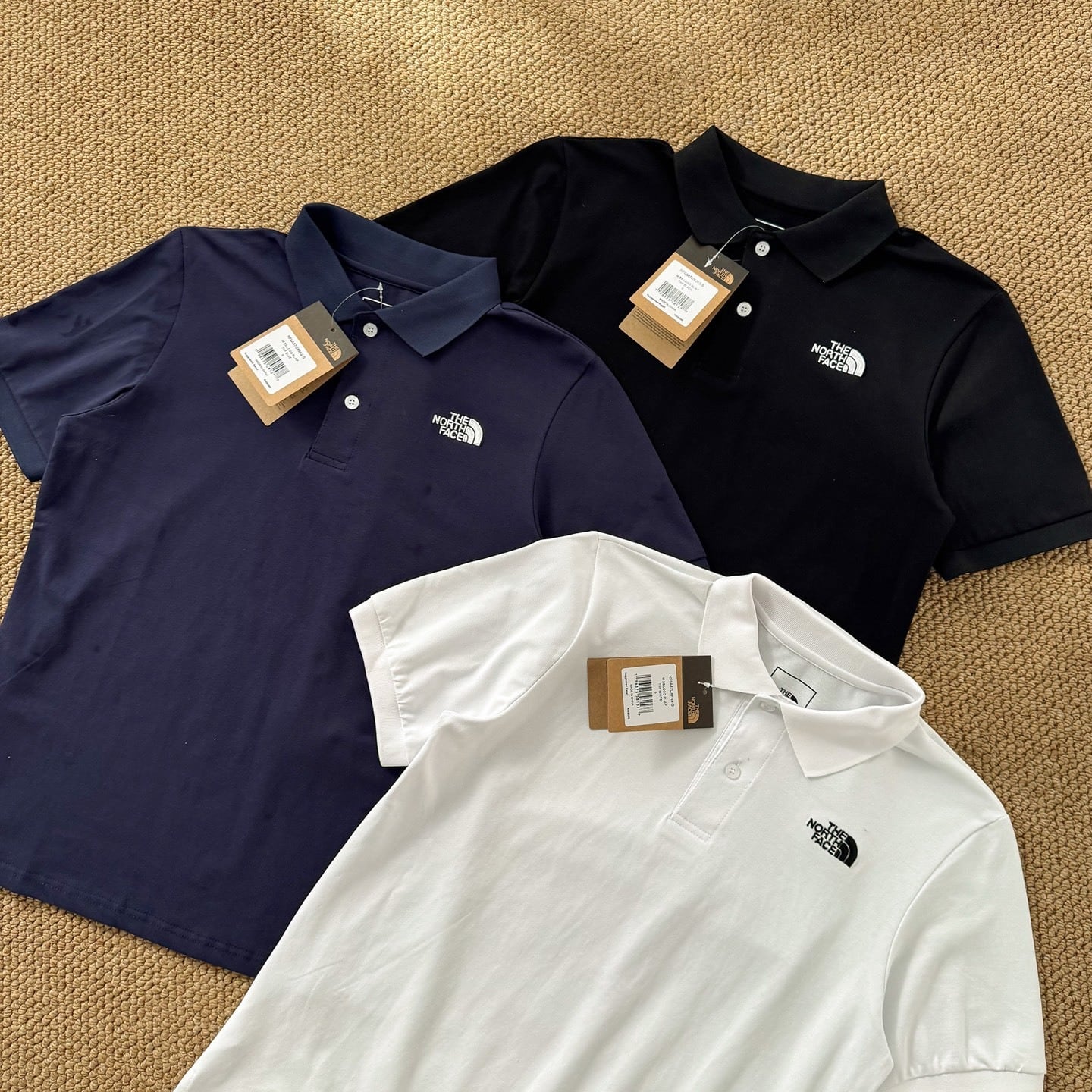 THE NORTH FACE ポロシャツ 半袖 通気性 軽量 快適 3カラー 定番デザイン 男女兼用 ユニセックス メンズ レディース