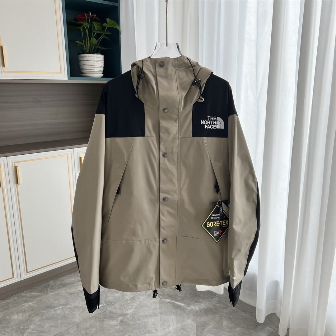 THE NORTH FACE 1990 GORE-TEX Mountain Jacket マウンテンジャケット 防水防風透湿 ベージュ ブラック 男女兼用 ユニセックス