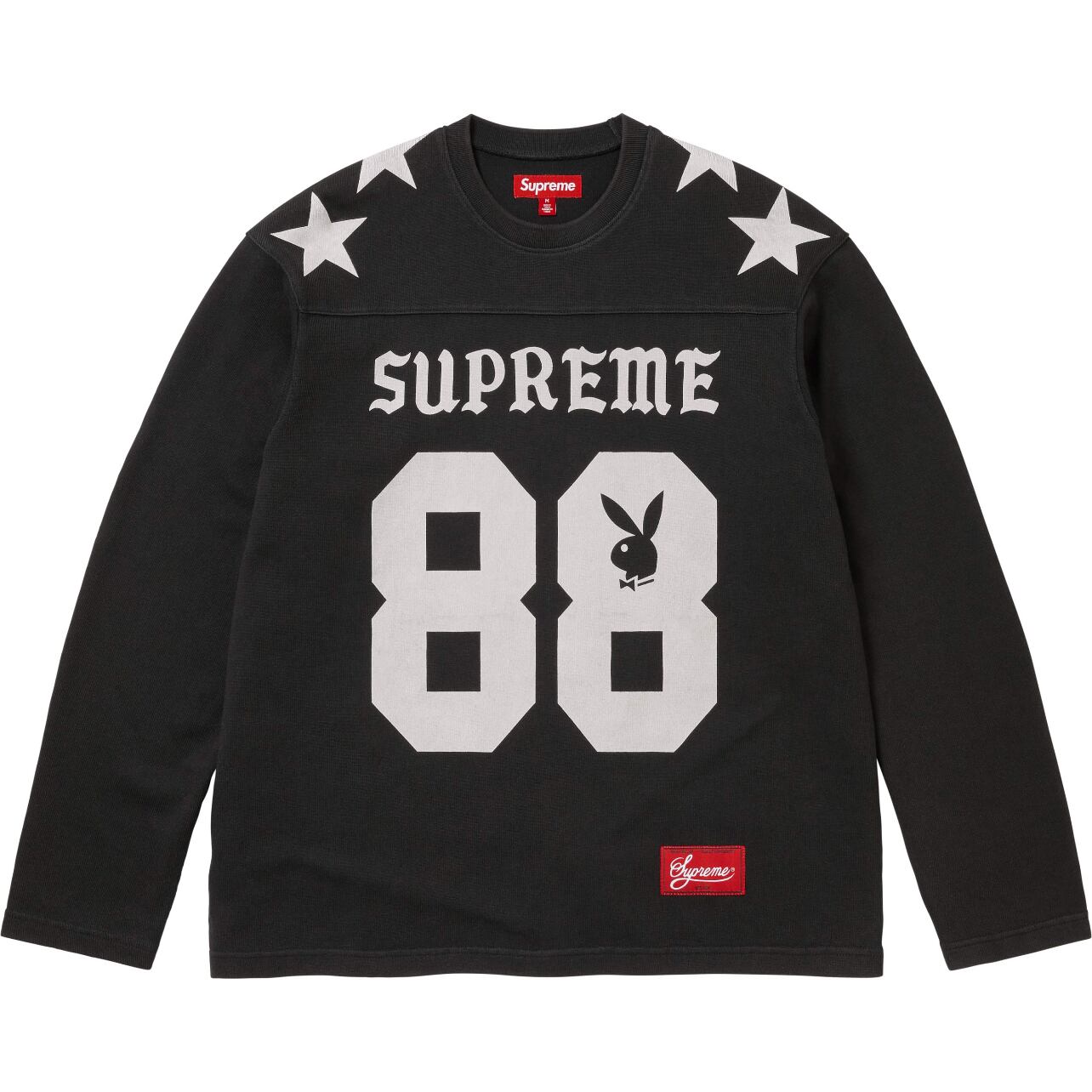 Supreme STAR FOOTBALL LONG SLEEVE TEE 25SS スター フットボール ロングスリーブTシャツ ロンT ホワイト ブラック メンズ レディース