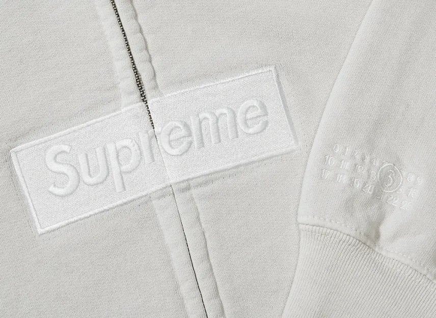 Supreme ボックスロゴ ペイントスプラッター ジップアップパーカー メンズ レディース フルジップ フーディー ブラック ホワイト ネイビー