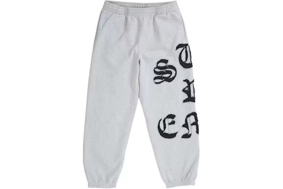 SUPREME? SWEAT PANT 2025SS ロゴ刺繍 スウェットパンツ プレミアムフリース シュプリーム 高級感 ストリート グレー