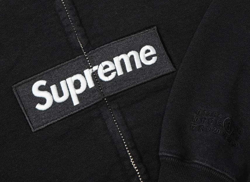 Supreme ボックスロゴ ペイントスプラッター ジップアップパーカー メンズ レディース フルジップ フーディー ブラック ホワイト ネイビー