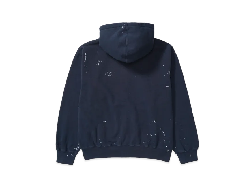 Supreme ボックスロゴ ペイントスプラッター ジップアップパーカー メンズ レディース フルジップ フーディー ブラック ホワイト ネイビー