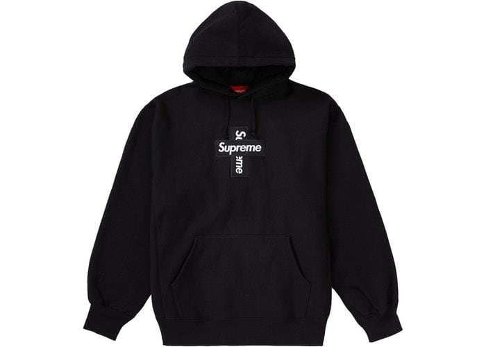 【Supreme】SUPREME? CROSS BOX LOGO HOODIE 2025SS クロスボックスロゴ パーカー プレミアムコットン 高級感 ストリート ブラック グレー