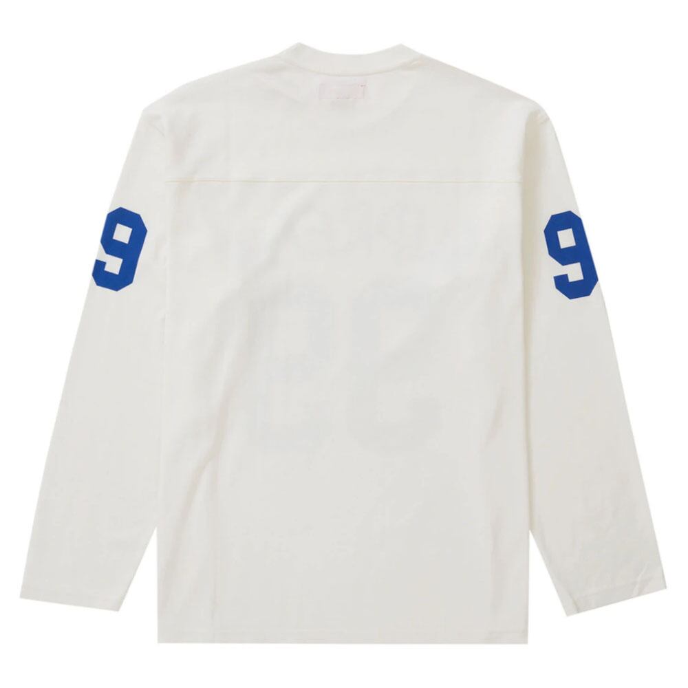 Supreme 99 LONG SLEEVE JERSEY 24FW ナンバリング 99 フットボール ロングスリーブTシャツ ロンT ホワイト ブラック メンズ レディース
