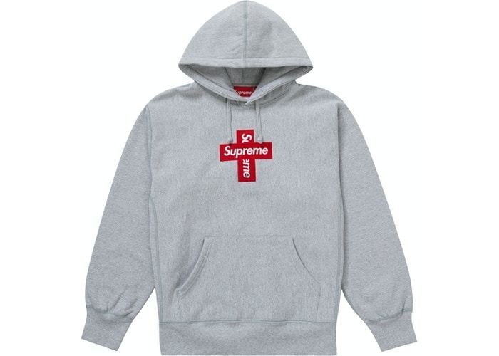 【Supreme】SUPREME? CROSS BOX LOGO HOODIE 2025SS クロスボックスロゴ パーカー プレミアムコットン 高級感 ストリート ブラック グレー
