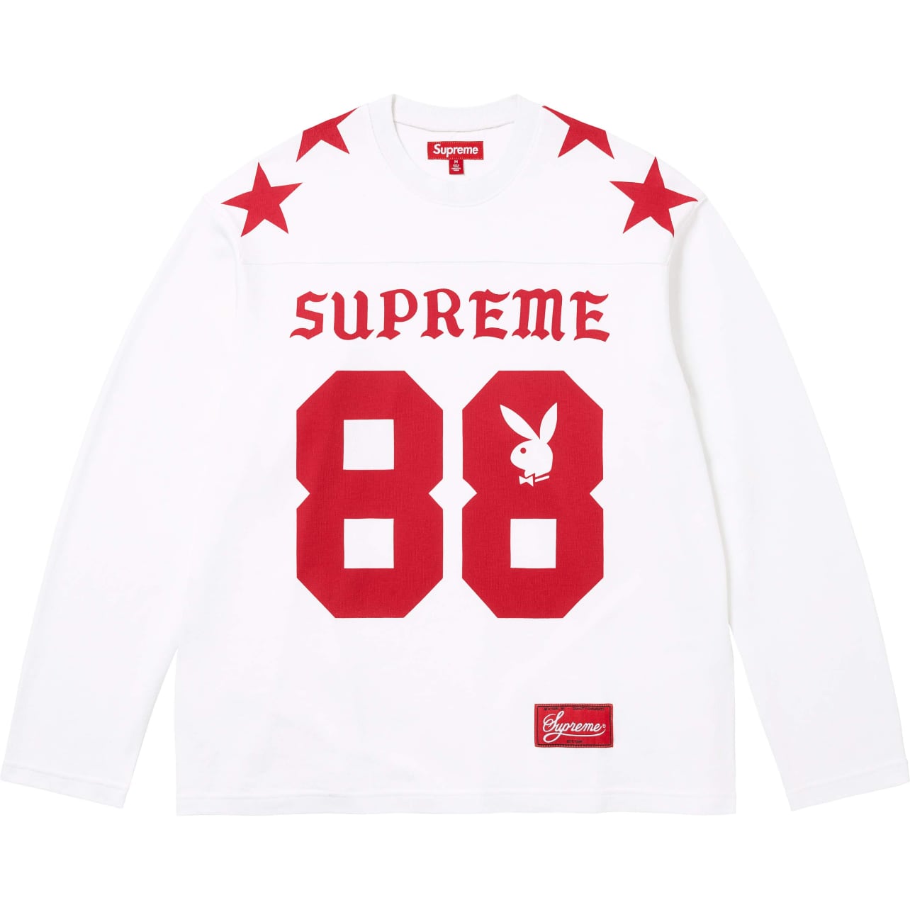 Supreme STAR FOOTBALL LONG SLEEVE TEE 25SS スター フットボール ロングスリーブTシャツ ロンT ホワイト ブラック メンズ レディース