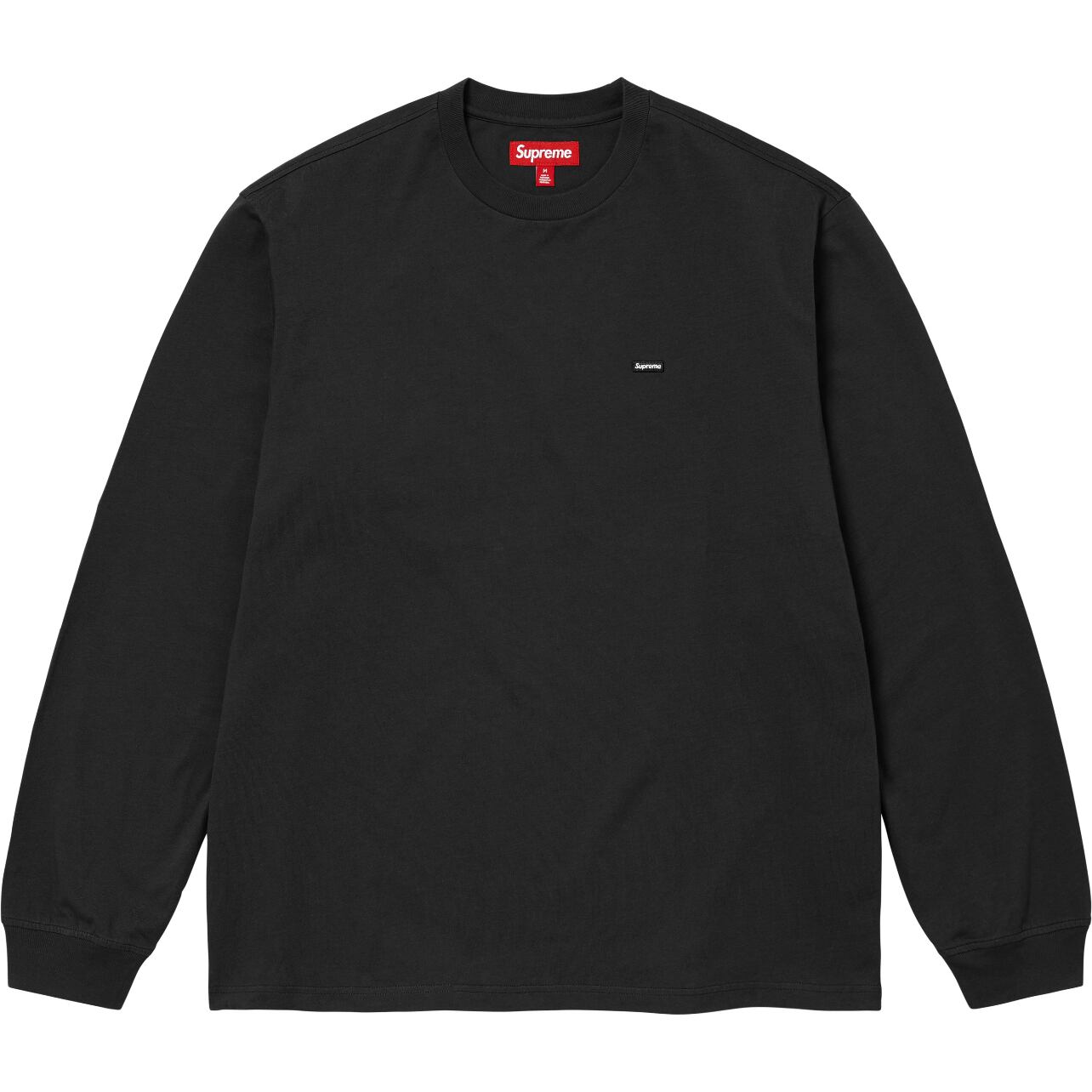 Supreme SMALL BOX LONG SLEEVE TEE 2024FW スモールボックスロゴ ロングスリーブTシャツ ロンT ブラック ホワイト メンズ レディース