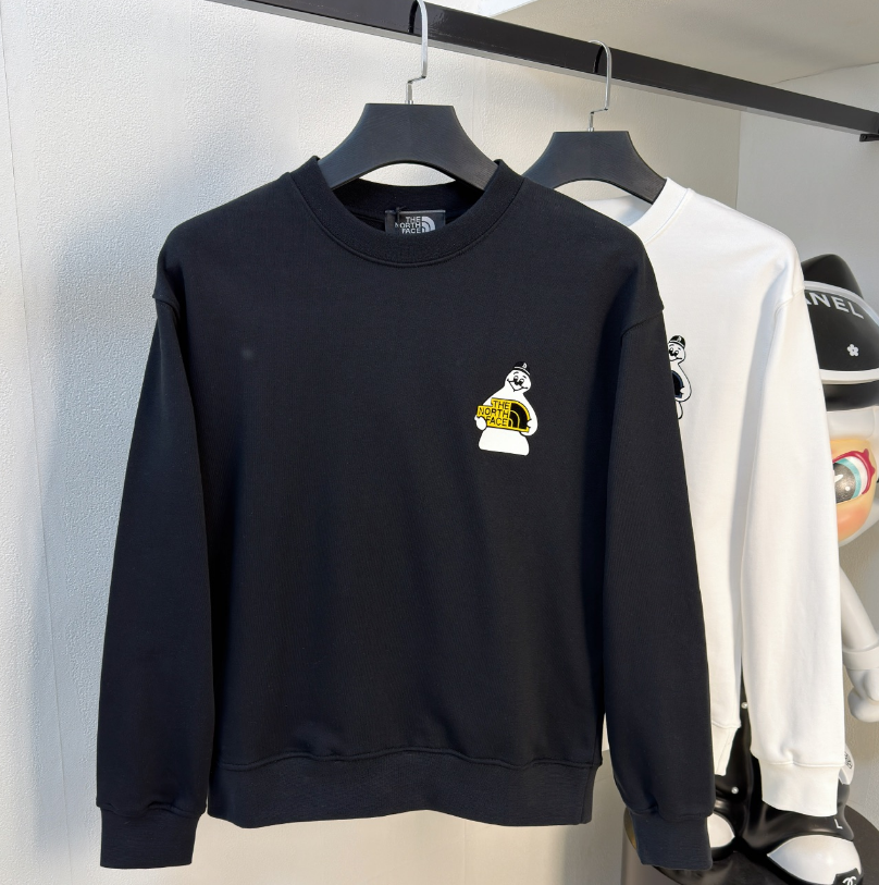 THE NORTH FACE スウェット メンズ レディース トレーナー 長袖 クルーネック バックプリント グラフィック ブラック アウトドア ストリート