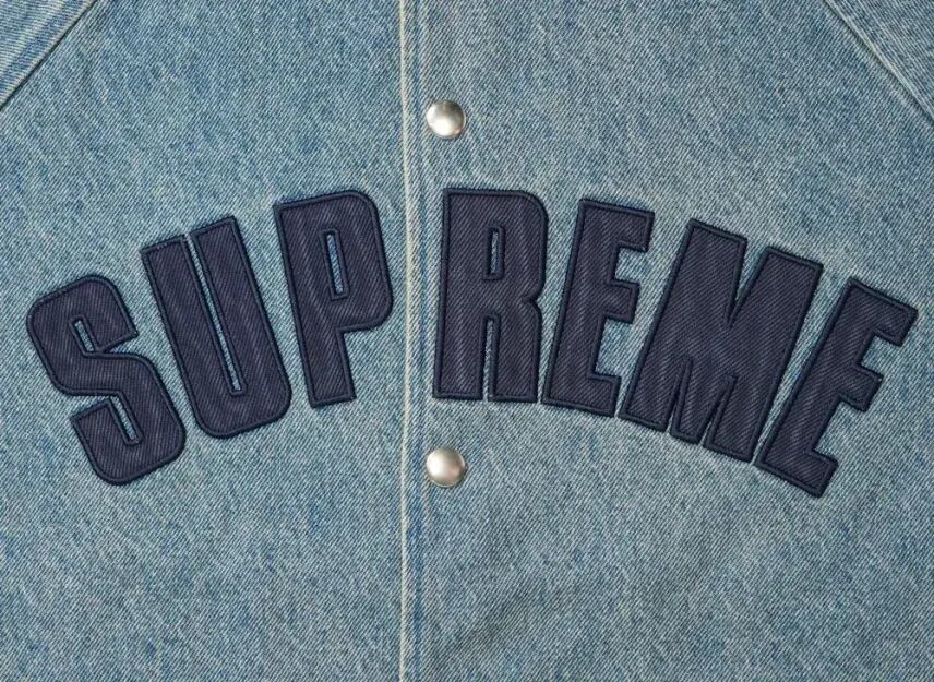 【Supreme】SUPREME? DENIM COACH JACKET 2025SS デニムコーチジャケット ブルゾン プレミアムコットン 高級感 ストリート ブラック ブルー