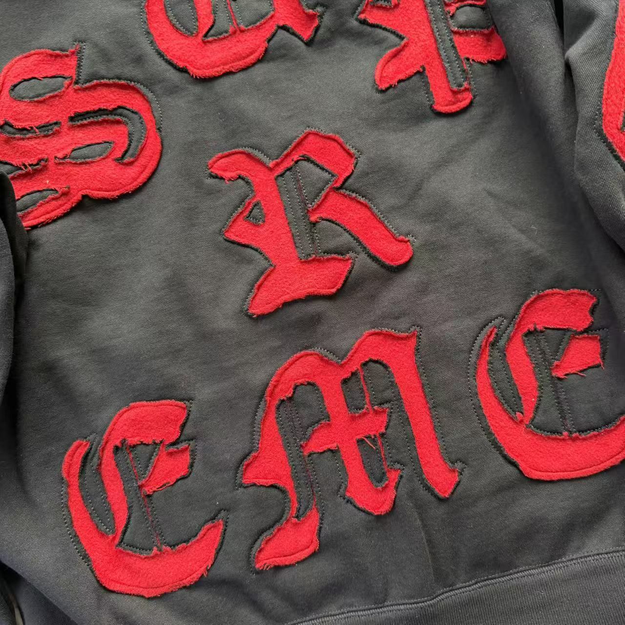 SUPREME? ZIP UP HOODIE 2025SS バックロゴ フルジップ スウェットパーカー プレミアムコットン シュプリーム 高級感 ストリート グレー ブラック